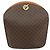 Céline Borsa a Spalla in Tela Macadam CELINE in Pelle PVC Marrone Oro Auth 155469 D'oro - vista 13