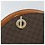 Céline Borsa a Spalla in Tela Macadam CELINE in Pelle PVC Marrone Oro Auth 155469 D'oro - vista 17