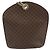 Céline Borsa a Spalla in Tela Macadam CELINE in Pelle PVC Marrone Oro Auth 155469 D'oro - vista 2