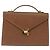 VALENTINO Borsa a mano in pelle 2 in 1 Marrone Oro Auth bs29793 D'oro - vista 13