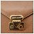 VALENTINO Borsa a mano in pelle 2 in 1 Marrone Oro Auth bs29793 D'oro - vista 20