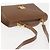 VALENTINO Borsa a mano in pelle 2 in 1 Marrone Oro Auth bs29793 D'oro - vista 6