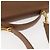 VALENTINO Borsa a mano in pelle 2 in 1 Marrone Oro Auth bs29793 D'oro - vista 7