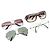 Occhiali da sole Ray-Ban Celine Gucci Plastica 4Set Nero Auth sw1699