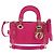 Borsa Micro Lady D Joy Cannage Christian Dior in Pelle di Agnello 2in1 Rosa Auth 145262SM - vista 13
