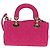 Borsa Micro Lady D Joy Cannage Christian Dior in Pelle di Agnello 2in1 Rosa Auth 145262SM - vista 2