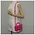 Borsa Micro Lady D Joy Cannage Christian Dior in Pelle di Agnello 2in1 Rosa Auth 145262SM - vista 29