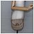 Christian Dior Borsa a spalla in tela a nido d'ape in PVC pelle beige Auth BA6819 - vista 19