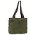 PRADA Tote Bag aus Nylon Khaki Silber authentisch bs29971