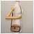 Céline Borsa a Spalla in Tela Macadam CELINE PVC Beige Oro Auth BA6725 D'oro - vista 24