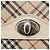 Burberry Bolsa de Ombro Nova Check em Lona Bege e Branca Auth BA6890 Branco - vista 11