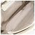 Burberry Bolsa de Ombro Nova Check em Lona Bege e Branca Auth BA6890 Branco - vista 12