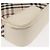 Burberry Bolsa de Ombro Nova Check em Lona Bege e Branca Auth BA6890 Branco - vista 15