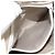 Burberry Bolsa de Ombro Nova Check em Lona Bege e Branca Auth BA6890 Branco - vista 21