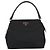 PRADA Borsa a mano in nylon nero e oro Auth 151341 D'oro - vista 13