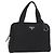 Borsa a mano PRADA in nylon nero argento Auth BA8490