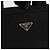 Borsa a mano PRADA in nylon nero argento Auth BA8490 - vista 18