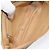Céline Borsa a Spalla in Tela Macadam CELINE in Pelle PVC Marrone Oro Auth BA8390 D'oro - vista 11
