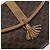 Céline Borsa a Spalla in Tela Macadam CELINE in Pelle PVC Marrone Oro Auth BA8390 D'oro - vista 17