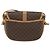 Céline Borsa a Spalla in Tela Macadam CELINE in Pelle PVC Marrone Oro Auth BA8390 D'oro - vista 2
