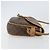 Céline Borsa a Spalla in Tela Macadam CELINE in Pelle PVC Marrone Oro Auth BA8390 D'oro - vista 3