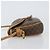 Céline Borsa a Spalla in Tela Macadam CELINE in Pelle PVC Marrone Oro Auth BA8390 D'oro - vista 4