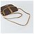 Céline Borsa a Spalla in Tela Macadam CELINE in Pelle PVC Marrone Oro Auth BA8390 D'oro - vista 7