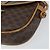 Céline Borsa a Spalla in Tela Macadam CELINE in Pelle PVC Marrone Oro Auth BA8390 D'oro - vista 9