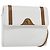 Borsa a Spalla Christian Dior in Pelle Bianca e Oro Auth BA8403 Bianco D'oro