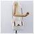 Borsa a Spalla Christian Dior in Pelle Bianca e Oro Auth BA8403 Bianco D'oro - vista 21
