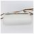 Borsa a Spalla Christian Dior in Pelle Bianca e Oro Auth BA8403 Bianco D'oro - vista 5