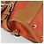 Salvatore Ferragamo Borsa a Spalla Gancini in PVC Pelle Arancione Oro Auth ka357 D'oro - vista 15