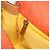 Salvatore Ferragamo Borsa a Spalla Gancini in PVC Pelle Arancione Oro Auth ka357 D'oro - vista 22