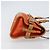 Salvatore Ferragamo Borsa a Spalla Gancini in PVC Pelle Arancione Oro Auth ka357 D'oro - vista 3