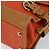 Salvatore Ferragamo Borsa a Spalla Gancini in PVC Pelle Arancione Oro Auth ka357 D'oro - vista 8