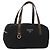 PRADA Borsa a mano in nylon nero argento Auth 153944