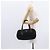 PRADA Borsa a mano in nylon nero argento Auth 153944 - vista 25
