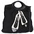 Borsa Vala in nylon e pelle Salvatore Ferragamo 2 in 1 Nero Argento Auth BA7673