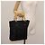 Borsa a mano in nylon nero GUCCI Bamboo Auth ep11126 - vista 21