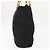 Borsa a mano in nylon nero GUCCI Bamboo Auth ep11126 - vista 4