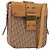 Borsa a Spalla in Tela Trotter Christian Dior Beige Oro Auth bs29838 D'oro