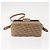 Borsa a Spalla in Tela Trotter Christian Dior Beige Oro Auth bs29838 D'oro - vista 5