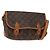 LOUIS VUITTON Monogram Gibeciere MM Schultertasche M42247 LV Auth ep11068 Monogramm