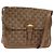 Schultertasche Salvatore Ferragamo Wildleder Beige Auth ba6792