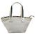GUCCI GG Canvas Sherry Line Tote Bag Silber Blau Khaki Auth ki6110 - Ansicht 2