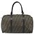 Bolso Boston de lona Zucca FENDI PVC Negro Marrón Auth 145332 Castaño - vista 2
