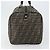 Bolso Boston de lona Zucca FENDI PVC Negro Marrón Auth 145332 Castaño - vista 3