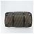 Bolso Boston de lona Zucca FENDI PVC Negro Marrón Auth 145332 Castaño - vista 5
