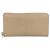 SAINT LAURENT Langer Geldbeutel Leder Beige Gold Auth am9381 Golden - Ansicht 13
