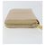 SAINT LAURENT Langer Geldbeutel Leder Beige Gold Auth am9381 Golden - Ansicht 4
